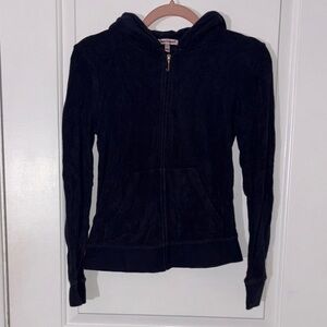 Navy Juicy Couture Terry Hoodie